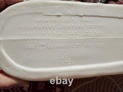 Vintage Christmas Union Products Lighted Blow Mold Santa Sleigh and Reindeer