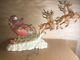 Vintage Department 56 Santa &reindeer& Sleigh Large 13 Figurine-rare 2000 Box