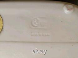 Vintage EMPIRE Santa Sleigh & 2 Reindeer Blow Mold Tabletop Christmas 24 1ST