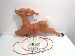 Vintage Empire 36 Giant Reindeer for Santa Sleigh Blow Mold Missing Bracket #2