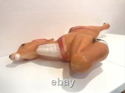 Vintage Empire 36 Giant Reindeer for Santa Sleigh Blow Mold Missing Bracket #2