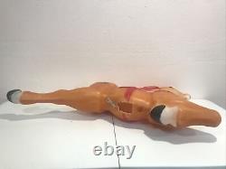 Vintage Empire 36 Giant Reindeer for Santa Sleigh Blow Mold Missing Bracket #2