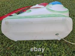 Vintage Empire Blow Mold 23 Santa Sleigh & One Reindeer Christmas