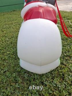 Vintage Empire Blow Mold 23 Santa Sleigh & One Reindeer Christmas