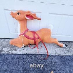 Vintage Empire Blow Mold Reindeer 36 Replacement for Santa's Sleigh READ