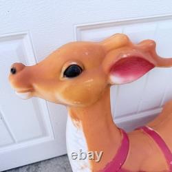 Vintage Empire Blow Mold Reindeer 36 Replacement for Santa's Sleigh READ