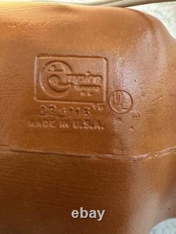 Vintage Empire Large Santa Claus Sleigh Blow Mold 2 Reindeer With Instructions