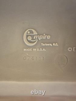 Vintage Empire Large Santa Claus Sleigh Blow Mold 2 Reindeer With Instructions