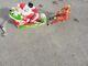 Vintage Empire Santa Sleigh, And Reindeer Blow Molds