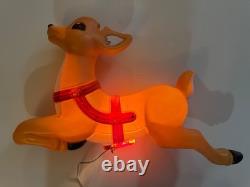 Vintage Grand Venture Reindeer Blow Molds Santa's Sleigh 27