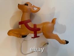 Vintage Grand Venture Reindeer Blow Molds Santa's Sleigh 27