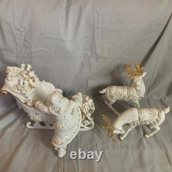 Vintage Grandeur Noel Porcelain Christmas Ensemble Collector's Edition NIB Mint