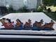 Vintage Hallmark 1940s Pop Out Santa, Sleigh With Reindeer. Complete Good Cond