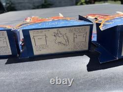 Vintage Hallmark 1940s Pop Out Santa, Sleigh With Reindeer. Complete Good Cond