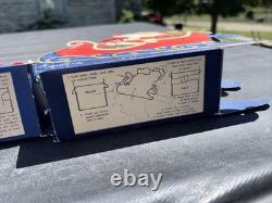 Vintage Hallmark 1940s Pop Out Santa, Sleigh With Reindeer. Complete Good Cond