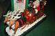 Vintage Holiday Creations Animated Musical Santa With Reindeer And Sleigh -box