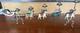 Vintage Husna Imports Large Metal Christmas Candelabra Santa Sleigh Reindeer