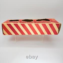 Vintage IRWIN Toys Christmas, plastic Santa reindeer sleigh with box