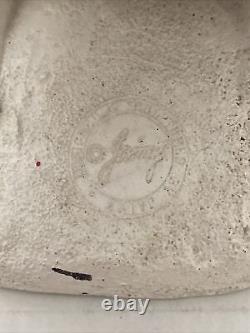 Vintage Jaimy Christmas Santa Sleigh + Flying Reindeer 17 Sculpture Decor RARE