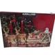 Vintage Kirkland Signature Santa Sleigh Reindeer Candle Holders Christmas Set Op