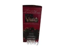 Vintage Kirkland Signature Santa Sleigh Reindeer Candle Holders Christmas Set Op