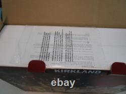 Vintage Kirkland Signature Santa Sleigh Reindeer Candle Holders Christmas Set Op