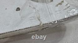 Vintage Large 1960s Poloron Santa Sleigh & Reindeer Styrofoam Set NOS