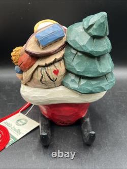 Vintage Limited Edition EDDIE WALKER Santa, Sleigh, Reindeer UP, UP & AWAY