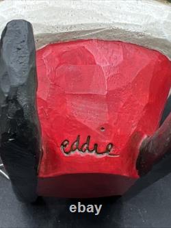 Vintage Limited Edition EDDIE WALKER Santa, Sleigh, Reindeer UP, UP & AWAY