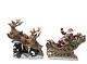 Vintage Members Mark Santa Sleigh With Reindeers Christmas Centerpiece