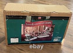 Vintage Members Mark Santa Sleigh with Reindeers Christmas Centerpiece Decor