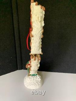 Vintage Midwest Cannon Falls Santa Sleigh Reindeer Flying Deer Resin Sculpture F