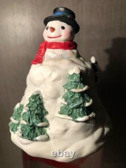 Vintage Motion Lava lamp X Mas Snowman Santa Sleigh Reindeer (AS IS)