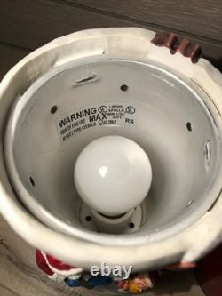 Vintage Motion Lava lamp X Mas Snowman Santa Sleigh Reindeer (AS IS)