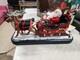 Vintage Mr Christmas Santa Sleigh With Reindeer. Original Box Read