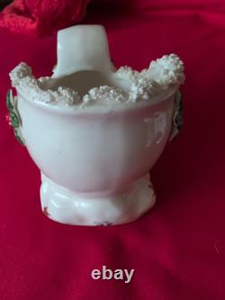 Vintage Napco Spaghetti Santa Sleigh Planter 2 Reindeer Figurines Japan 1950s