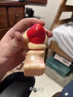 Vintage Ninohira Japan Santa Claus & Rudolph On Sleigh Christmas Decoration