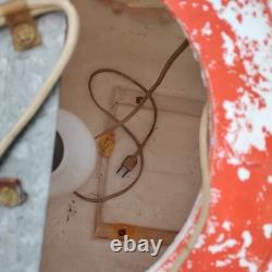 Vintage Poloron Christmas Santa Claus Sleigh Reindeer Blow Mold 34