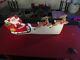 Vintage Santa In Sleigh With Reindeer Blow Mold 26'' Blow Mold Free Shipping