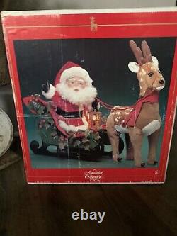 Vintage Santa's Best Animated Santa Sleigh & Reindeer Christmas animated