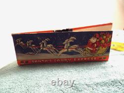 Vintage Santa's Candy Express Santa's Sleigh and Eight Reindeer Sears & Roebuck