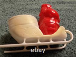 Vintage Santa's Candy Express Santa's Sleigh and Eight Reindeer Sears & Roebuck