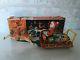 Vintage Tin Toy Masudaya Mt Modern Toys Santa Claus On Reindeer Sleigh Japan Box