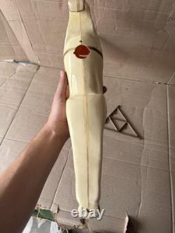 Vintage Union Christmas Reindeer Light Up Hard Blow Molds Rare Santa Sleigh B