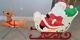 Vintage Xmas Christmas Grand Venture Reindeer & The Santa Sleigh