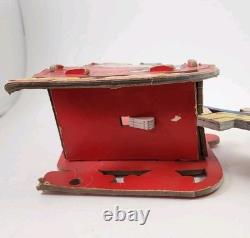 Vtg 1950's Whitman's Santa Reindeer Sleigh Promotional Christmas Dolly Toy Co