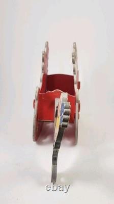 Vtg 1950's Whitman's Santa Reindeer Sleigh Promotional Christmas Dolly Toy Co