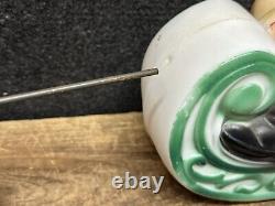 Vtg 1970 Christmas Santa's Sleigh 2 Reindeer Empire Illuminated Blow Mold 24