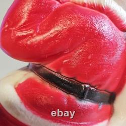 Vtg 1970 Empire Santa Reindeer Sleigh Lighted Table Top Blow Mold Made in USA