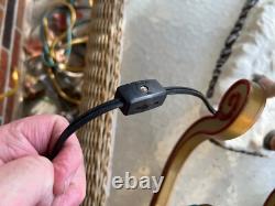 Vtg 1998 Special Times Santa Sleigh Reindeer LIGHTS MOVES SOUNDS SEE VIDEO READ